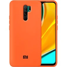 Силикон Original Case Xiaomi Redmi 9 (Оранжевый)
