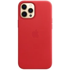 Чехол Leather Case for Apple Iphone 12 Pro Max (Red)