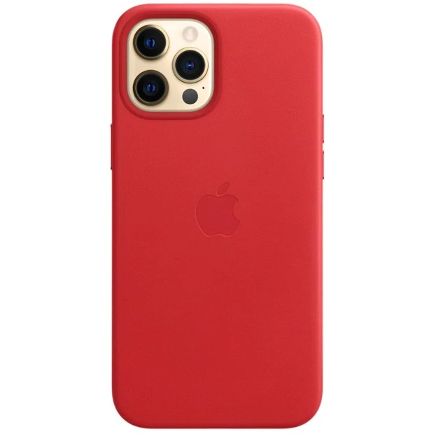 Чехол Leather Case for Apple Iphone 12 Pro Max (Red)