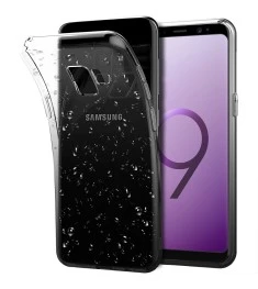 Силіконовий Rain Gradient для Samsung Galaxy S9 (Чорно-сірий)