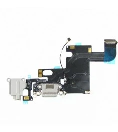 Шлейф для Apple iPhone 6 с серым разъёмом питания, гарнитуры, с микрофоном