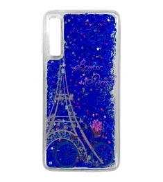 Силикон Liquid Fashion Samsung A7 (2018) A750 (Paris)