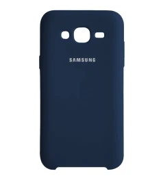 Силикон Original Case Samsung Galaxy J5 (2015) J500 (Тёмно-синий)