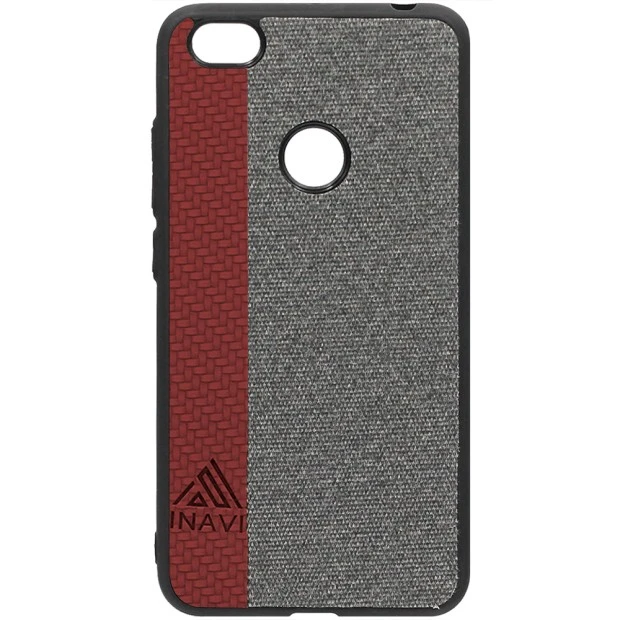Силиконовый чехол Inavi Xiaomi Redmi Note 5a Prime (Бордовый)