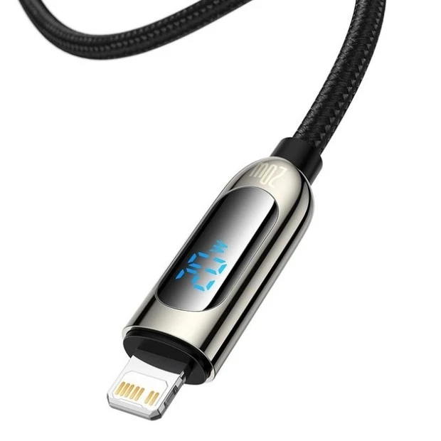 USB-кабель Baseus Display 20W (1m) (Type-C-Lightning) (Чорний) CATLSK-01