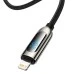 USB-кабель Baseus Display 20W (1m) (Type-C-Lightning) (Чорний) CATLSK-01