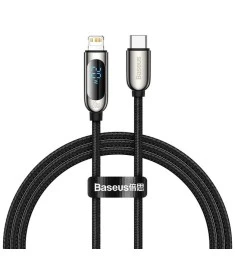 USB-кабель Baseus Display 20W (1m) (Type-C-Lightning) (Чорний) CATLSK-01