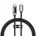 USB-кабель Baseus Display 20W (1m) (Type-C-Lightning) (Чорний) CATLSK-01