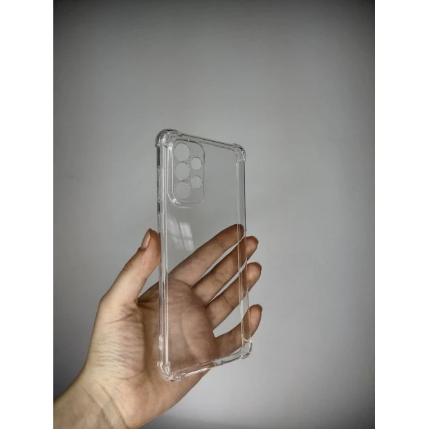 Силикон 6D Samsung Galaxy A73 (ShutCam) (Прозрачный)