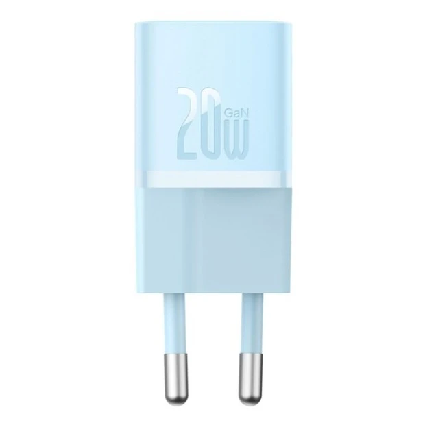 Зарядний пристрій Baseus GaN5 20W (1 Type-C) (Блакитний) CCGN050103