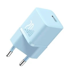Зарядний пристрій Baseus GaN5 20W (1 Type-C) (Блакитний) CCGN050103