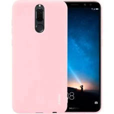 Силиконовый чехол iNavi Color Huawei Mate 10 Lite (персик)