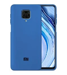 Силикон Original 360 Case Logo Xiaomi Redmi Note 9S / Note 9 Pro (Кобальт)