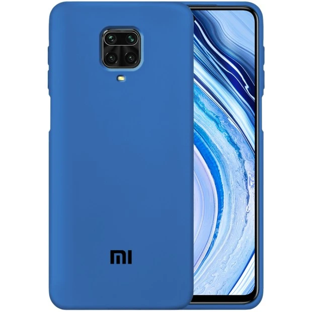 Силикон Original 360 Case Logo Xiaomi Redmi Note 9S / Note 9 Pro (Кобальт)