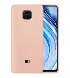 Силикон Original 360 Case Logo Xiaomi Redmi Note 9S / Note 9 Pro (Пудровый)
