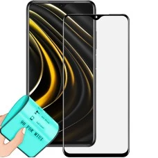 Защитное стекло 5D Ceramic для Xiaomi Poco M3 Black