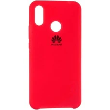 Силикон Original Round Case Logo Huawei P Smart Plus (Малиновый)