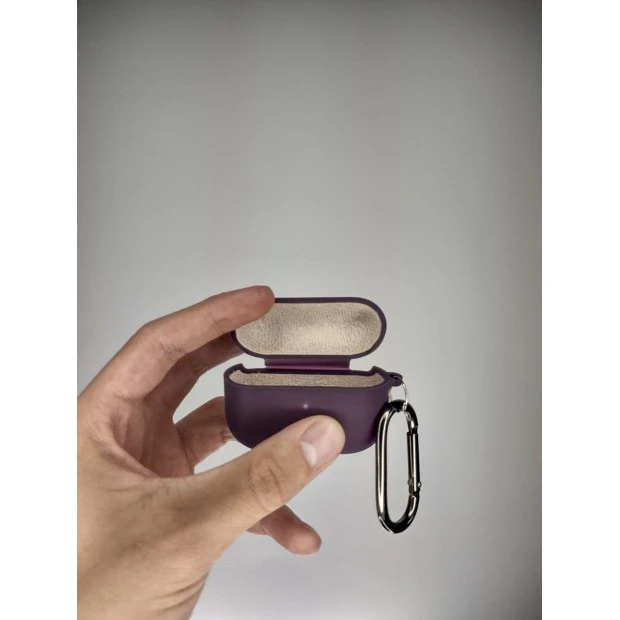 Чехол для наушников Full Silicone Case with Microfiber Apple AirPods Pro 2 (Dark Grape)
