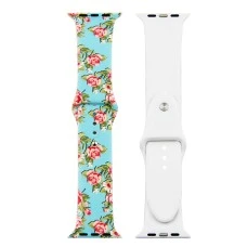 Ремешок Print Apple Watch 38 / 40 mm (Flowers 1)
