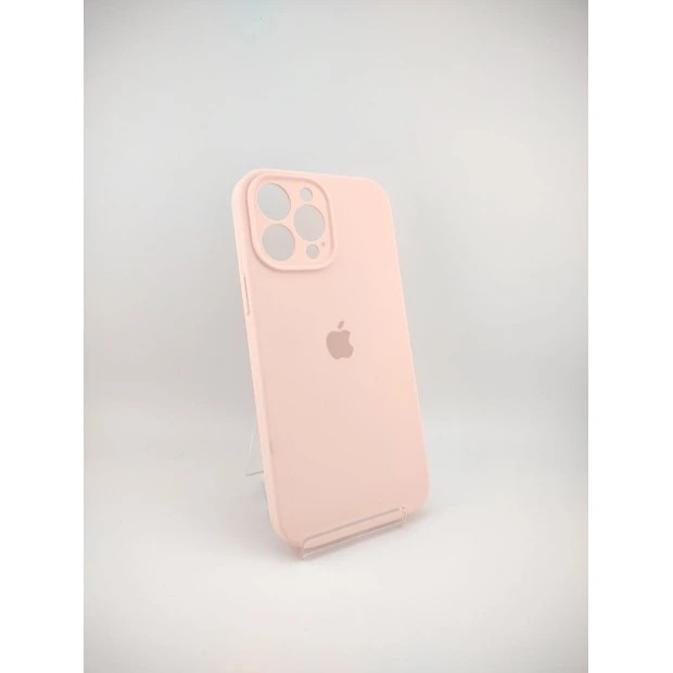 Силіконовий оригінальний чохол RoundCam для Apple iPhone 13 Pro Max (Chalk Pink)