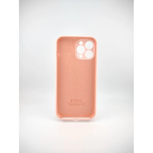 Силіконовий оригінальний чохол RoundCam для Apple iPhone 13 Pro Max (Chalk Pink)