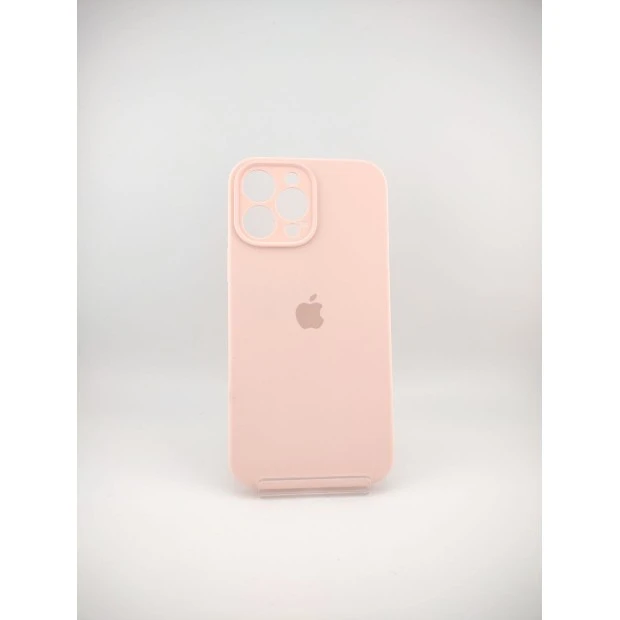 Силіконовий оригінальний чохол RoundCam для Apple iPhone 13 Pro Max (Chalk Pink)
