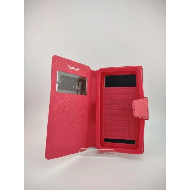 Чехол-книжка Universal Slide Stand 4.3-4.8 (Розовый)