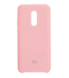 Силикон Original 360 Case Logo Xiaomi Redmi 5 Plus (Розовый)