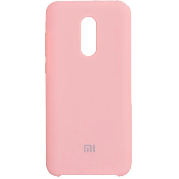 Силикон Original 360 Case Logo Xiaomi Redmi 5 Plus (Розовый)