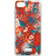 Силиконовый чехол Liquid Fashion Xiaomi Redmi 6A (Rose)