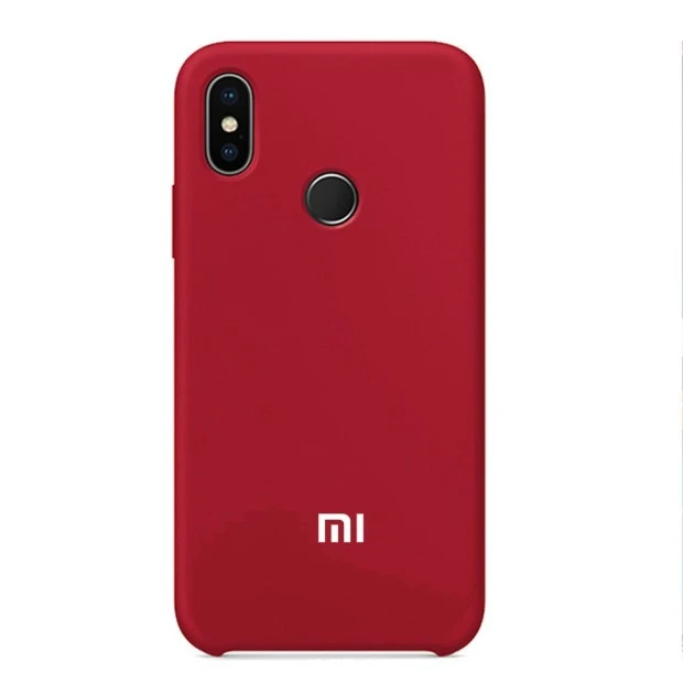 Силиконовый чехол Original Case Xiaomi Redmi Note 5 / Note 5 Pro (Бордовый)