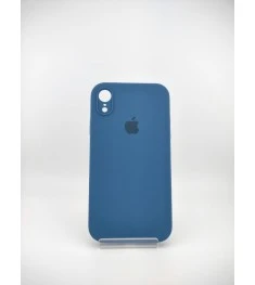 Чохол для Apple iPhone XR (22) синій кобальт, квадратний круглий об'єктив, оригі..