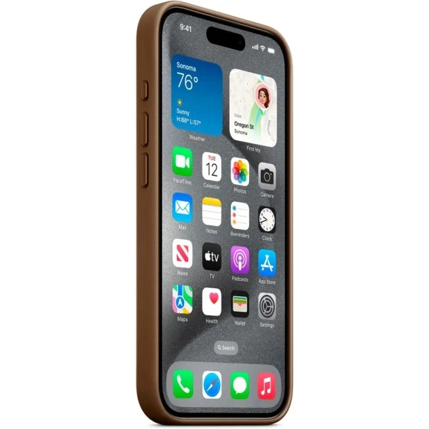 Чехол FineWoven with Magsafe Apple IPhone 15 Pro (Taupe) (Original)