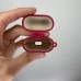 Чохол для навушників Full Silicone Case з мікрофіброю для Apple AirPods (рожево-червоний) Чохол для навушників Full Silicone Case з мікрофіброю для Apple AirPods (рожево-червоний)