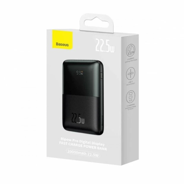 PowerBank Baseus Bipow Pro Digital Display 20000mAh 22.5W (PPBD040301) (Black)