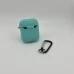 Чохол для навушників Full Silicone Case with Microfiber Apple AirPods (23) Sea Blue