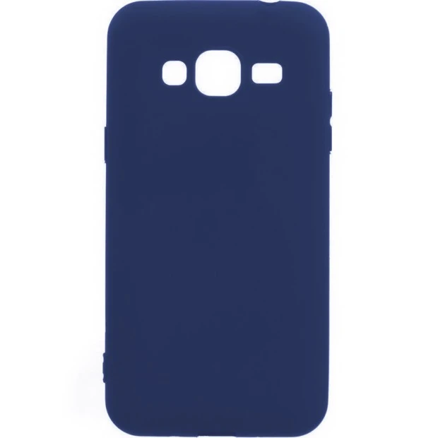 Чехол Силикон iNavi Color для Samsung Galaxy J3 (2016) J320 (тёмно-синий)