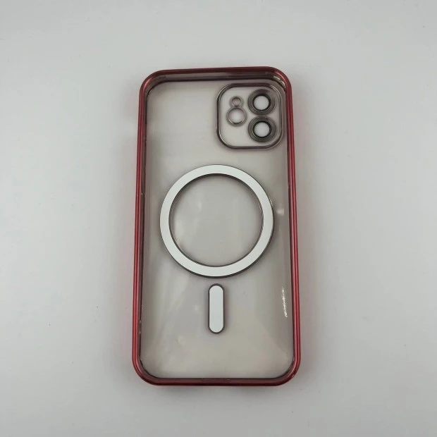 Чохол UMKU Shining з MagSafe для Apple iPhone 12 (Червоний)