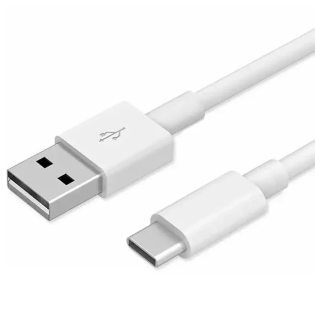 Rivex USB to Type-C Cable (1m) AAA Class (White)