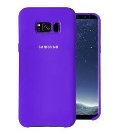 Силикон Original Case (HQ) Samsung Galaxy S8 Plus (Фиолетовый)