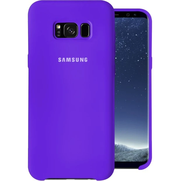 Силиконовый чехол Original Case (HQ) Samsung Galaxy S8 Plus (Фиолетовый)