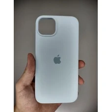 Силикон Original Round Case Apple iPhone 15 Plus (53) Sky Blue