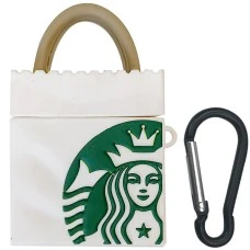 Чехол для наушников Cartoon Apple AirPods 2 (Starbucks)