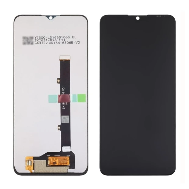 Дисплей для ZTE Blade A51/ A71 (A7030) с чёрным тачскрином Service Pack