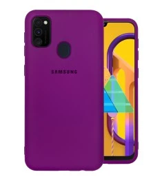 Силикон Original Case (HQ) Samsung Galaxy M30s (2019) (Сиреневый)