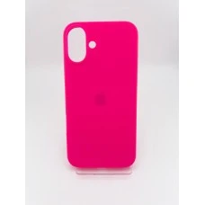 Силіконовий оригінальний чохол Apple iPhone 16 Plus (31) Barbie Pink