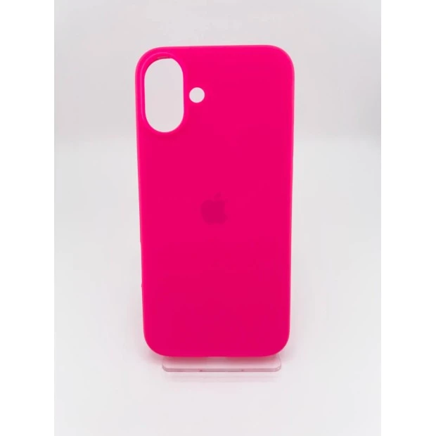 Силіконовий оригінальний чохол Apple iPhone 16 Plus (31) Barbie Pink