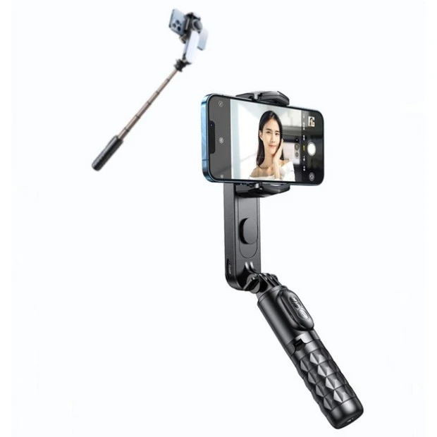 Стабілізатор для зйомки RTAKO Q09 Mini Electric Gimbal Stabilizer with AR Detach (Чорний)