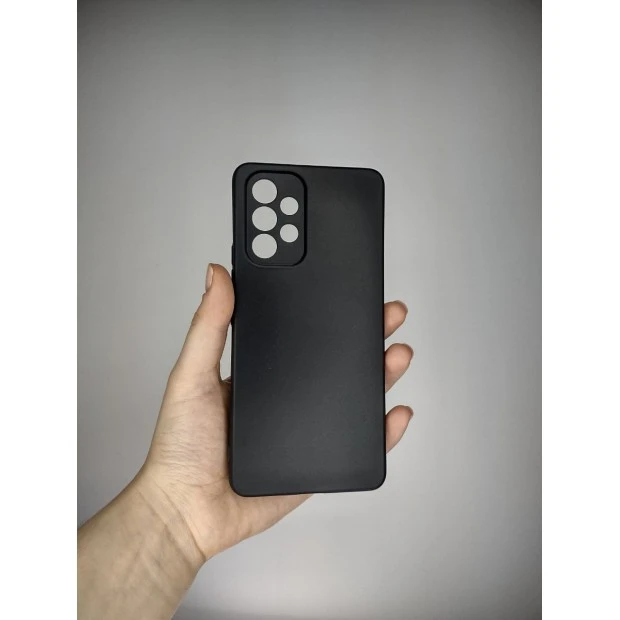 Силикон Graphite Samsung Galaxy A53 (ShutCam) (Чёрный)