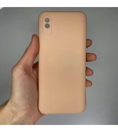 Силикон Original 360 Case Xiaomi Redmi 9A (ShutCam) (Персиковый)